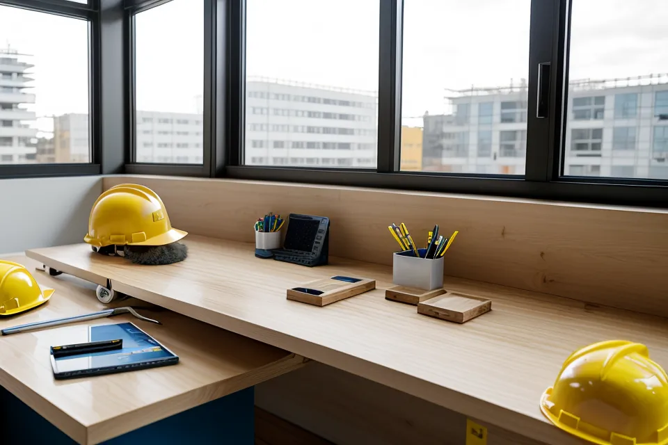Dokumentation einer Gerüstprüfung per Smartphone-Kamera direkt vor Ort auf der Baustelle.