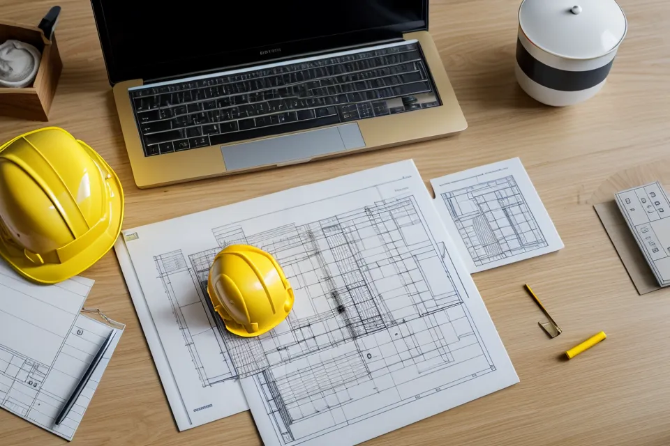 Robustes Tablet auf einer Baustelle für die digitale Dokumentation