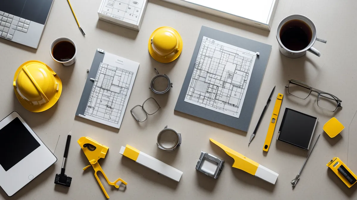 Hallenbau-Software im Montage-Management: Team dokumentiert die Stahlhallen-Montage digital auf dem Tablet