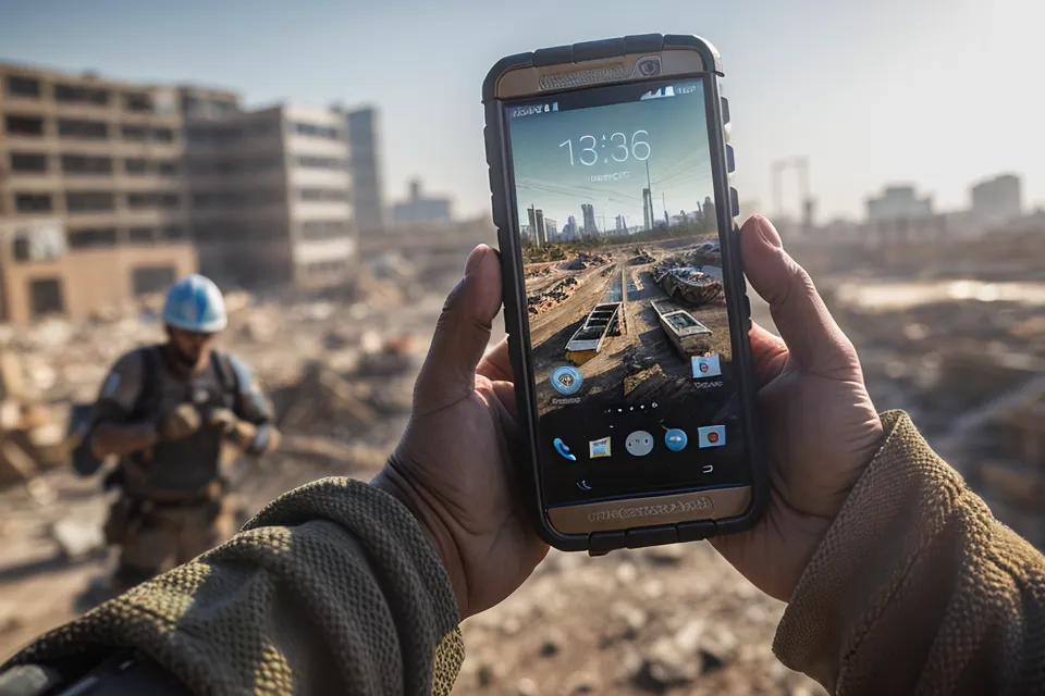 Mobile Datenerfassung auf der Baustelle mit der Bauprogramm App für Bautagebücher.